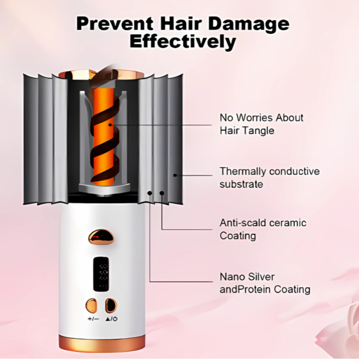 Cordless Automatic Hair Curler (2)