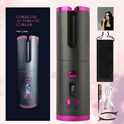 Cordless Automatic Rechargable Hair Curler